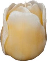 Gele tulp figuurkaars met tulpen geur 100/90 (35 uur)