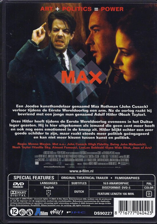 Max (Dvd), Ulrich Thomsen | Dvd's | bol