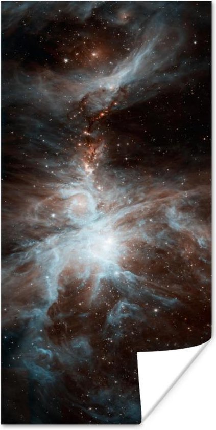 Poster Galaxy - Planeet - Sterren - 40x80 cm