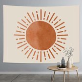 Dik Farbic Tapijt Overdreven Abstracte Stijl Woondecoratie Opknoping Achtergrond Bedekkende Doek, Grootte: 150x100cm (Sun Moon 04)