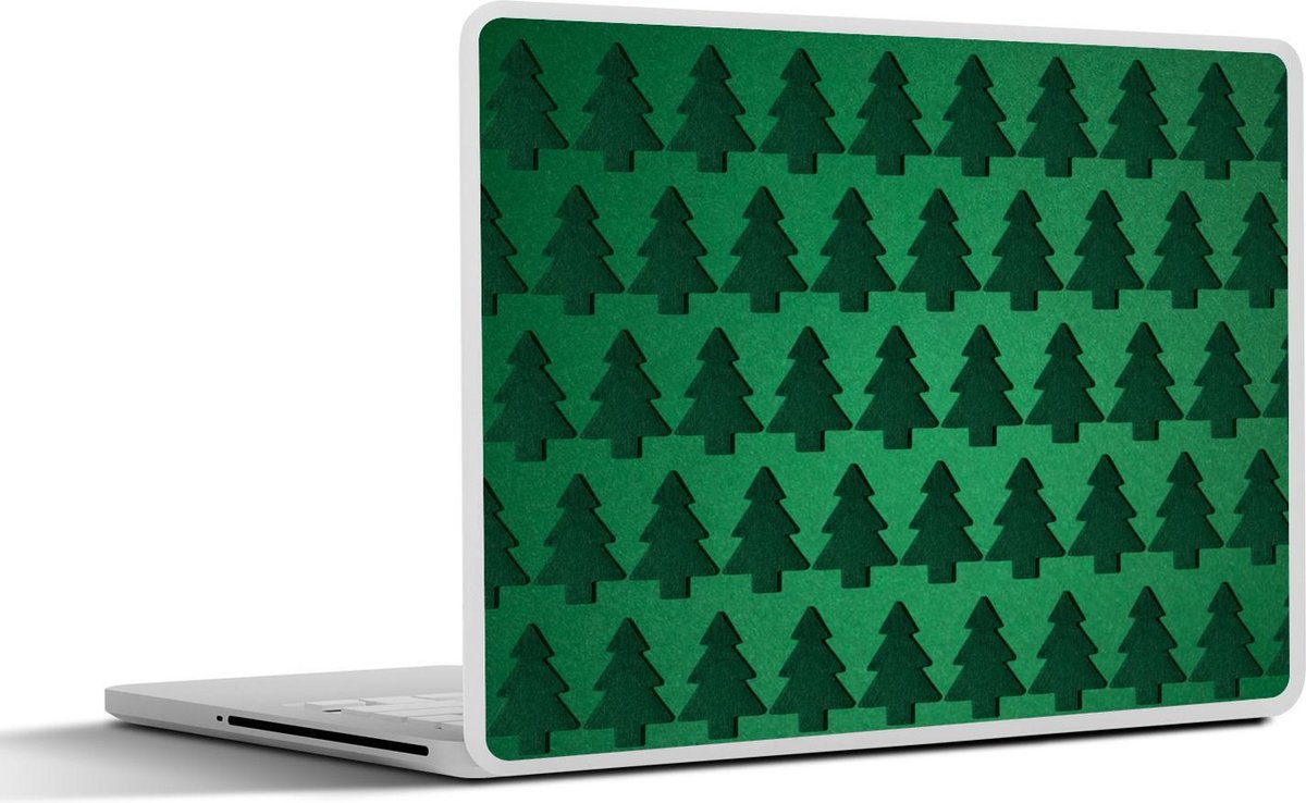 Afbeelding van product SleevesAndCases  Laptop sticker - 11.6 inch - Kerstbomen - Kerst - Kerstmis