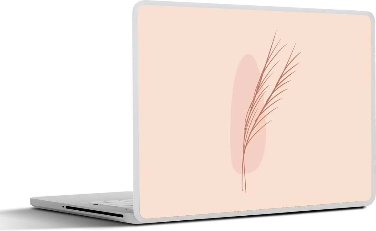 Laptop sticker - 10.1 inch - Abstracte illustratie van dunne takken - 25x18cm - Laptopstickers - Laptop skin - Cover