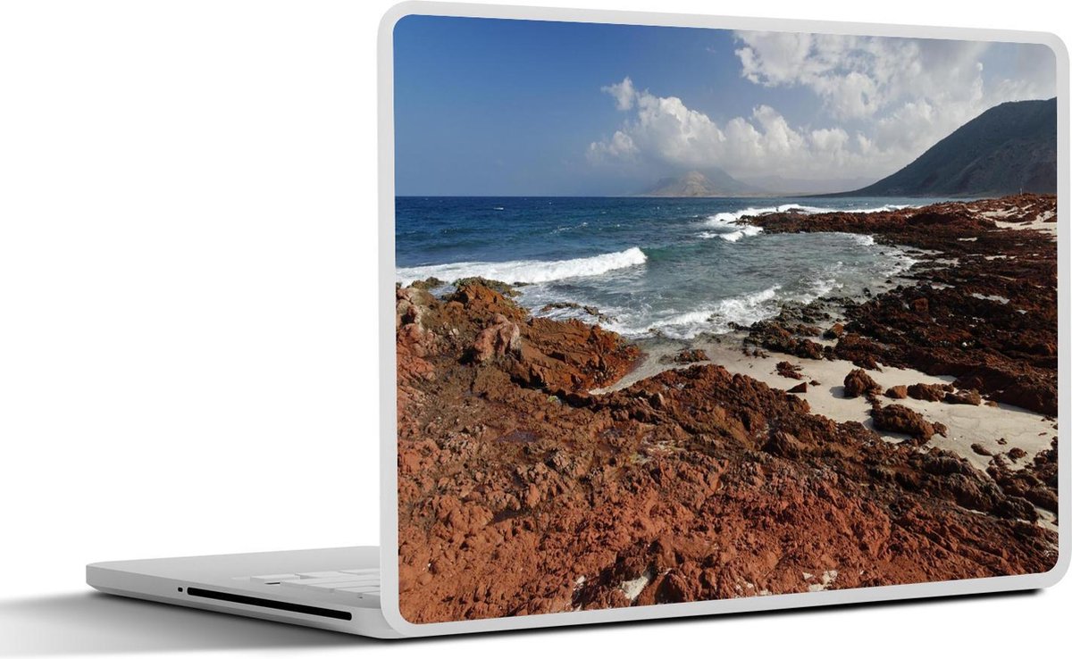 Afbeelding van product SleevesAndCases  Laptop sticker - 10.1 inch - Het bekende strand bij het eiland Socotra in Jemen