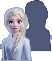 kussen Elsa Frozen 40 x 23 cm polyester paars