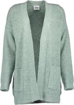 Blue Seven dames vest lang lichtgroen - maat L