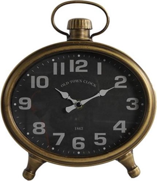 Countryfield Horloge De Table Morten 21 X 13 X 24 Cm Acier Or