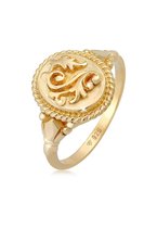 Elli Dames Ring Dames Vintage Ornament Chunky Trend Blogger Trend in 925 Sterling Zilver