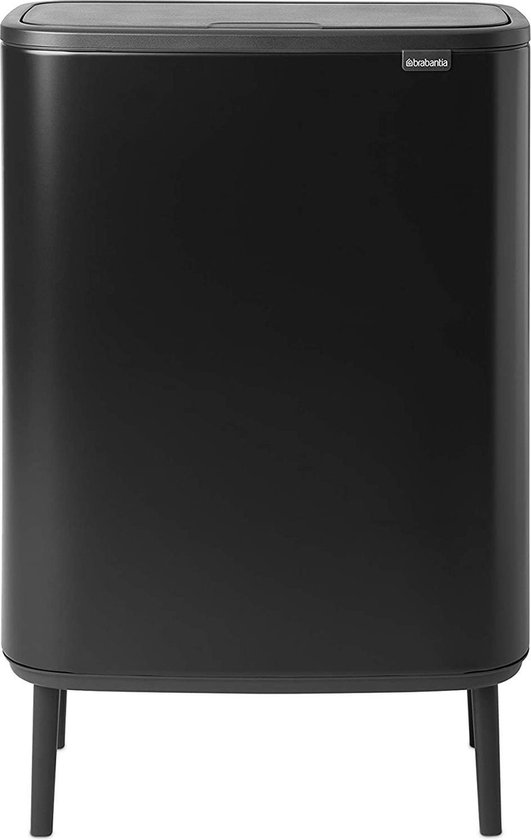 PRULLENBAK 60 liter Brabantia vuilnisbak, mat zwart, 60 liter (WK