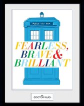 Doctor Who: Fearless Brave and Brilliant Collector Print