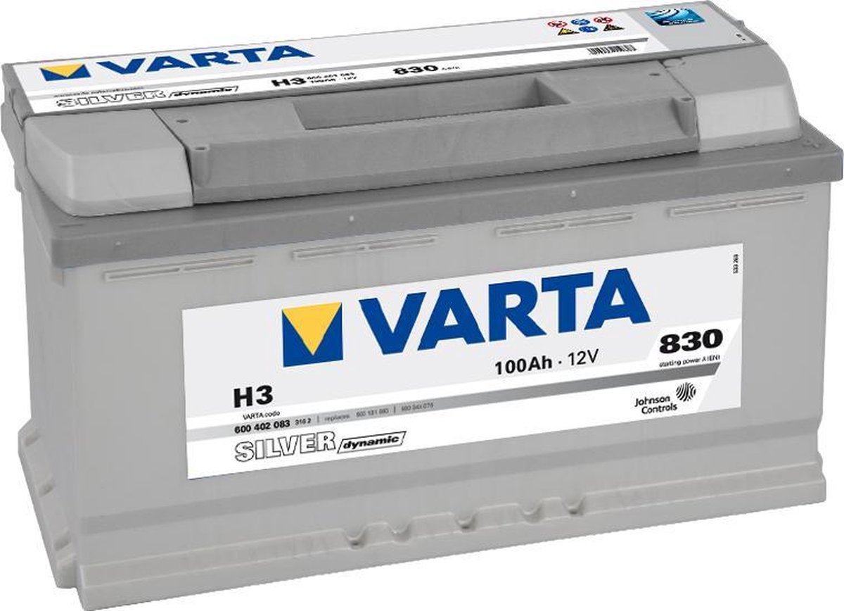 Varta Silver Dynamic H3 batterij 12V 100Ah(20h) | bol.com