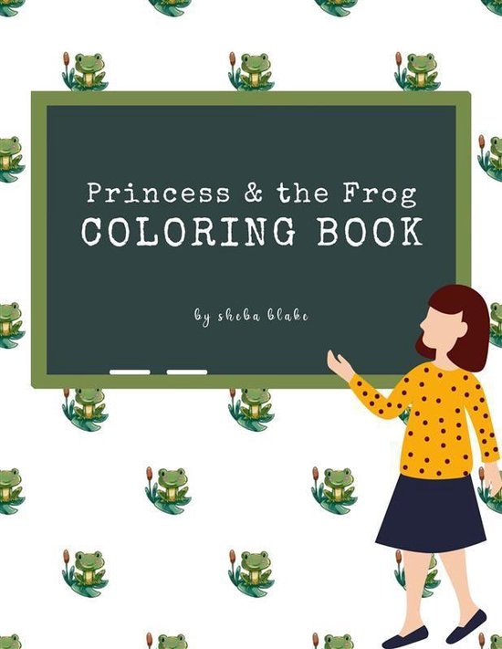 Princess and the Frog Coloring Book for Kids Ages 3+ (Printa ... - cover