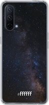 6F hoesje - geschikt voor OnePlus Nord CE 5G -  Transparant TPU Case - Dark Space #ffffff