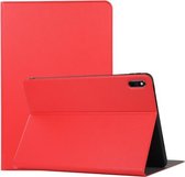 Voor Huawei MatePad 11 2021 Voltage Craft Textuur TPU Horizontale Flip Beschermhoes met Houder (Rood)