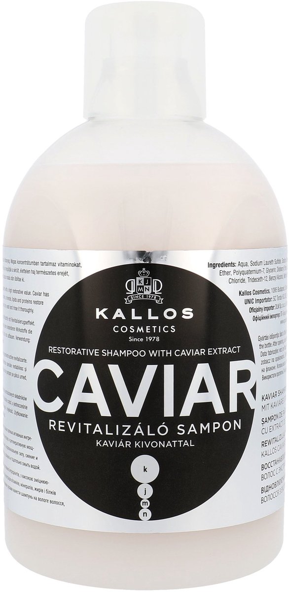 Herstellende Shampoo Kallos Cosmetics Caviar 1 L
