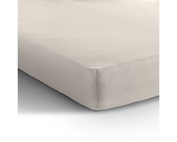 Home Care Drap-housse Boxspring - Double Jersey Stretch - Simple - 220 grammes - 160 / 180x200 / 220 - Crème