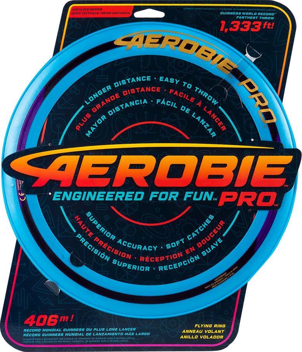 Aerobie Pro Ring - Vliegende disc - 33 cm - Blauw