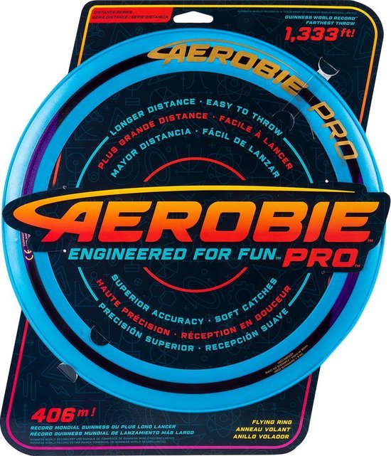 Aerobie Pro Ring - Vliegende disc - 33 cm - Blauw