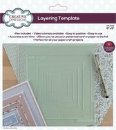 Creative Expressions Layering template 15.2x15.2cm