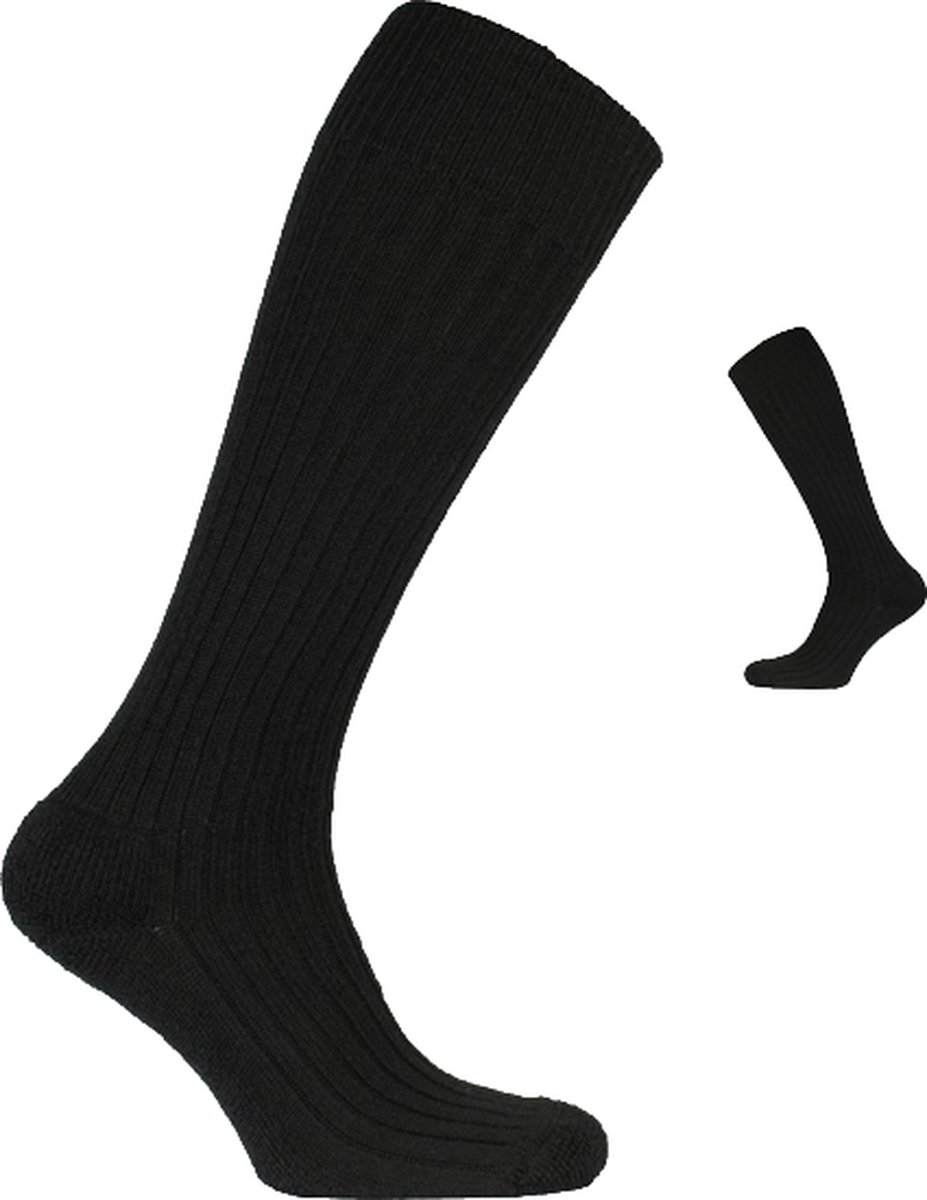 2Pack Dikke Thermo Kniekousen Met Merino Wollen Badstof Voering S26