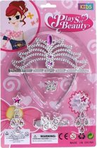 prinsessenset 'Beauty' zilver 5-delig
