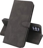 Hoesje Geschikt voor Samsung Galaxy A22 5G - Hoesje Book Case Telefoonhoesje - Zwart