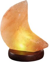 Moses Lamp Zoutkristal Junior 9 X 9 X 13 Cm Hout Oranje/bruin