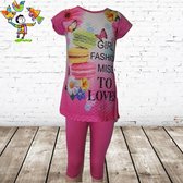 Tuniek met legging Girl roze -s&C-110/116-Complete sets