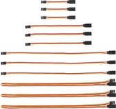 MMOBIEL 12X 5X 3-Pin RC Servo kabel / 5X Servo Y kabel voor RC Drone, Auto, Robot, etc.