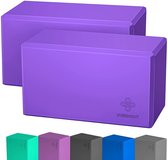 Yoga Blok - Zinaps Yoga Block Set van 2 EVA Foam Yoga en Pilates voor beginners (WK 02130)