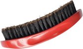 CS Quality Brushes - Haar Borstel-Baard Borstel-Antiklit-Styling-Wave Brush-360 Waves - Lange Korte Haar-Krullen haar- Palm - Rood Haarborstel - Red wave brush - Beard brush