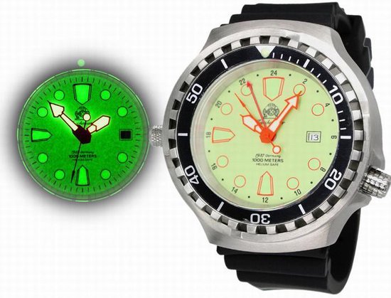 Tauchmeister T0276 XXL duikhorloge 1000m bol