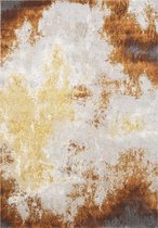 OSTA Patina – Vloerkleed – geweven – polyester – duurzaam – modern - vintage -  koper/geel – 120x170