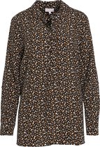 Cassis Blouse in viscose met dierenhuidprint Blouse in viscose met dierenhuidprint