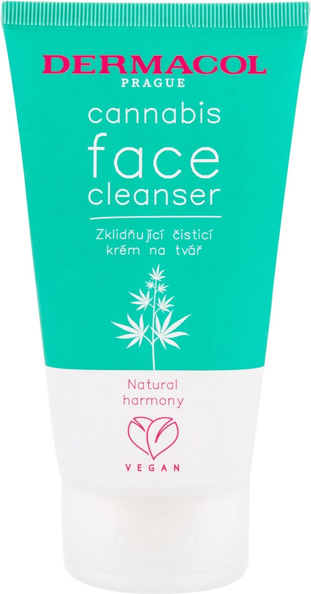 Cannabis Face Cleanser - Soothing Cleansing Cream For The Face With Hemp Oil 150ml