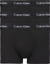 Calvin Klein - Heren - 3-Pack Low Rise Trunk - Zwart - S