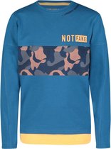 4President longsleeve Nikko army kobalt