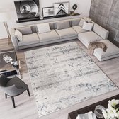 Tapiso Troya Vloerkleed Woonkamer Slaapkamer Beige Design Eyecatcher Interieur Woonsfeer Modern Stijlvol Trendy Duurzaam Hoogwaardig Tapijt Maat - 60x100