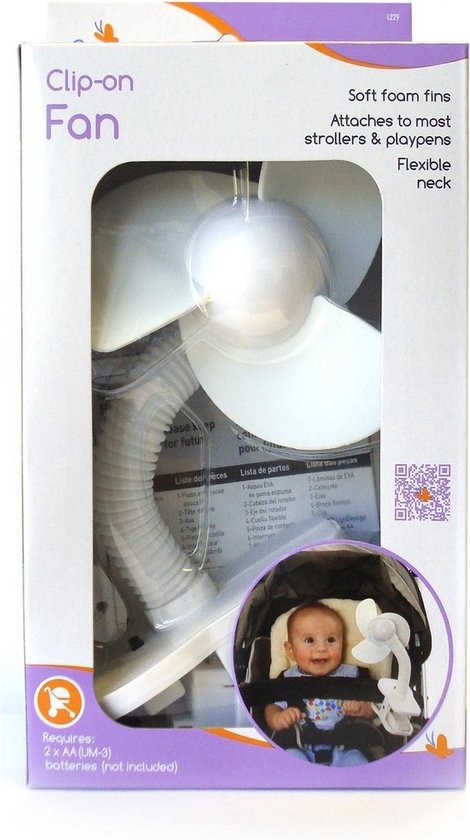 Dreambaby kinderwagen ventilator | wit | bol.com