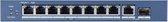 Switch L2/ Unmanaged/ 8 Gigabit Poe Ports/ 1 Gigabit Rj45 Uplink Port/ 1 Gigabit Sfp Uplink Port/ 802.3Af/At/ Poe Powerbudget 110W
