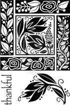 Stempel - Creative Expressions - Clear stamp set - Floral block