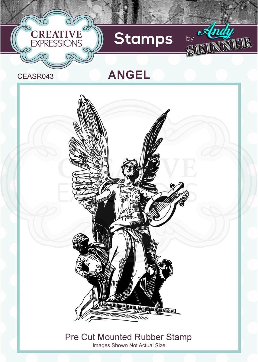 Creative Expressions Cling stamp - Engel - 9,2 x 5cm