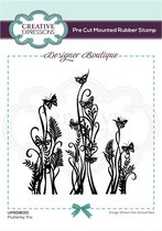 Creative Expressions Cling stamp - Vlinder- 11x12cm- Stempelset van 3