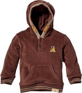 Quapi baby jongens hoodie Liano Chestnut