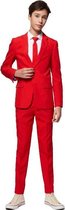 OppoSuits Red Devil - Costume Garçon - Rouge - Noël - Taille 146/152