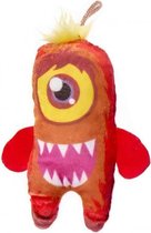 knuffelmonster Cycloop junior 17 cm pluche rood