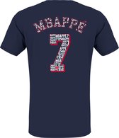 PSG Mbappé 'Eiffel' t-shirt Navy - kids - maat 128 - maat 128