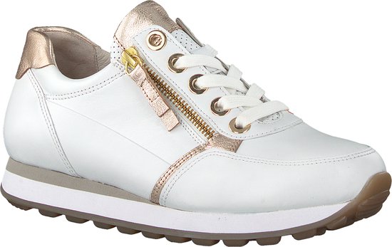 Gabor 035 Lage sneakers - Leren Sneaker - Dames - Wit - Maat 38 | bol.com