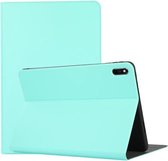 Voor Huawei MatePad 11 2021 Voltage Craft Textuur TPU Horizontale Flip Beschermhoes met Houder (Mintgroen)