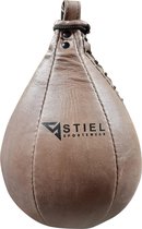 Stiel Speedball - 25 x 17cm - Leer - Vintage bruin