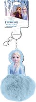 Frozen Disney Sleutelhanger met pompom blauw meisjes